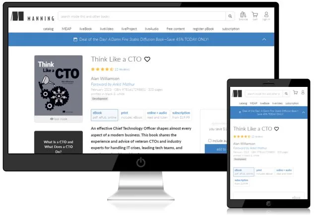 Manning Think Like a CTO